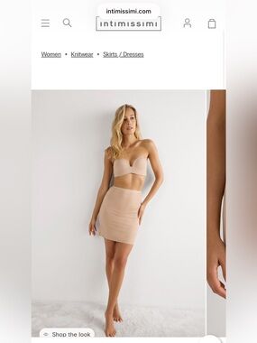 intimissimi Nude Ultralight Seamless Microfiber Skirt
